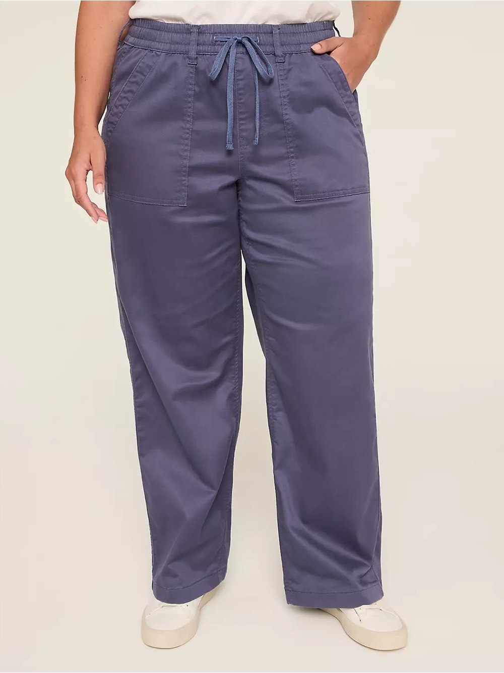 Plus Size 22S Pull-on Super Soft Straight Leg Chino Pant